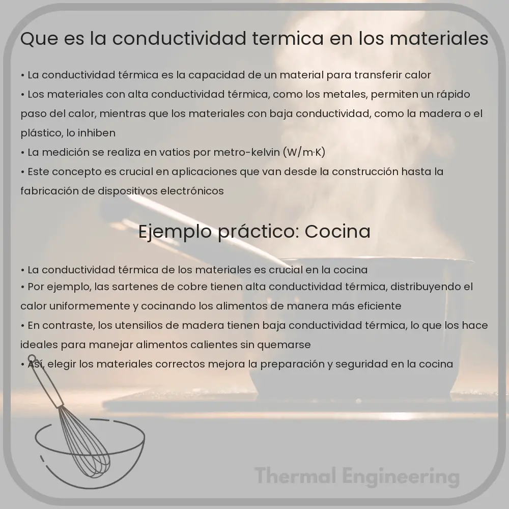 ¿Qué es la Conductividad Térmica en los Materiales?