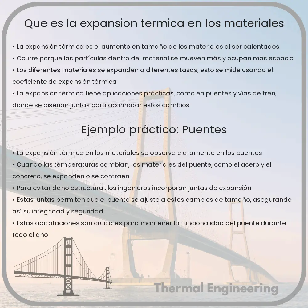 ¿Qué Es la Expansión Térmica en los Materiales?