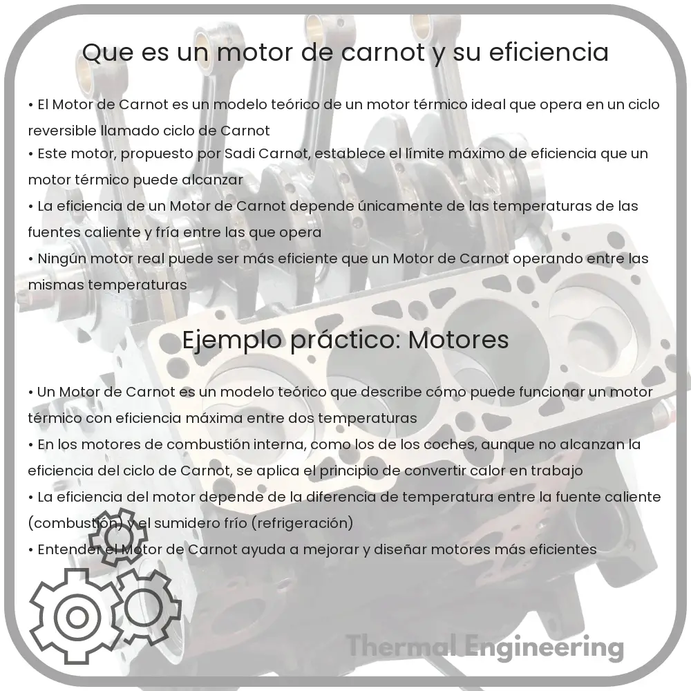 ¿Qué es un Motor de Carnot y su Eficiencia?