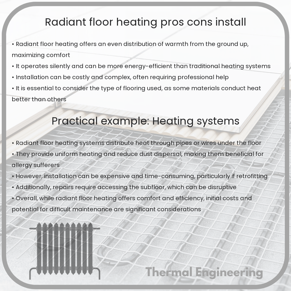 Radiant Floor Heating | Pros & Cons, Install