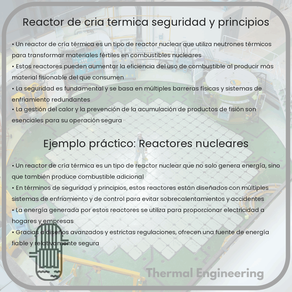 Reactor de Cría Térmica | Seguridad y Principios