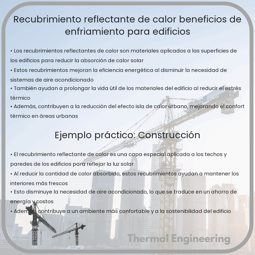 Recubrimiento Reflectante de Calor | Beneficios de Enfriamiento para Edificios