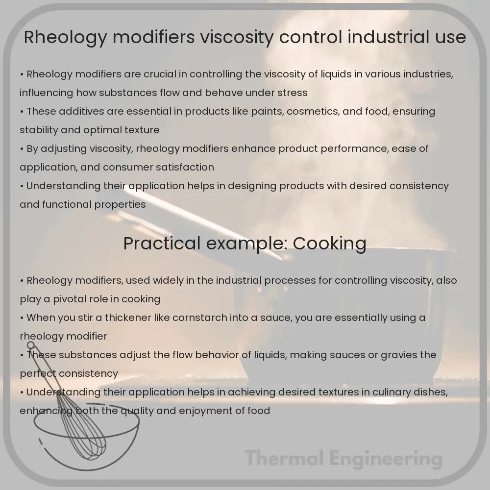 Rheology Modifiers | Viscosity Control & Industrial Use