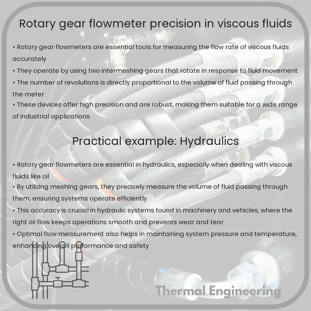Rotary Gear Flowmeter | Precision in Viscous Fluids