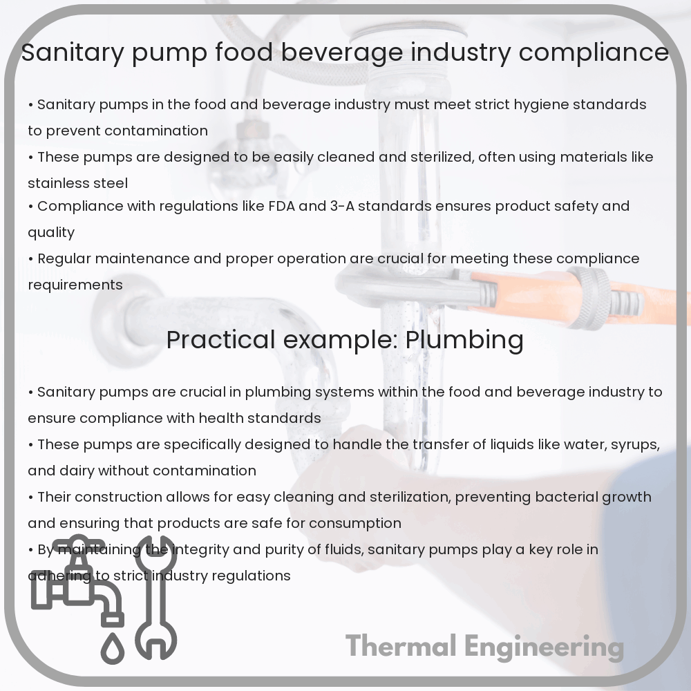 Sanitary Pump | Food & Beverage Industry Compliance