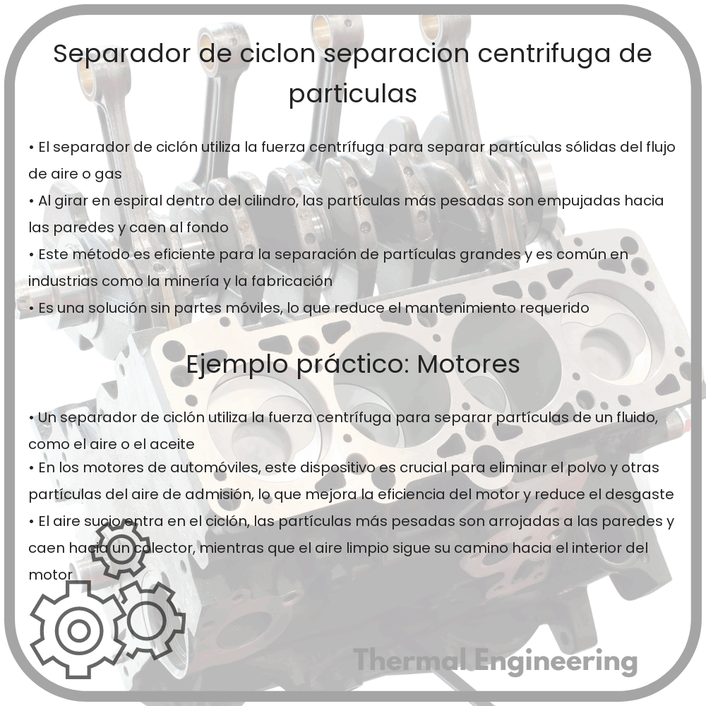 Separador de Ciclón | Separación Centrífuga de Partículas