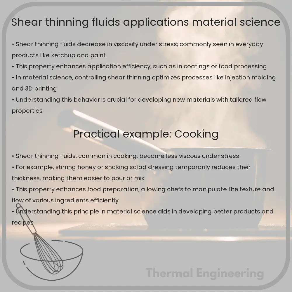 Shear Thinning Fluids | Applications & Material Science