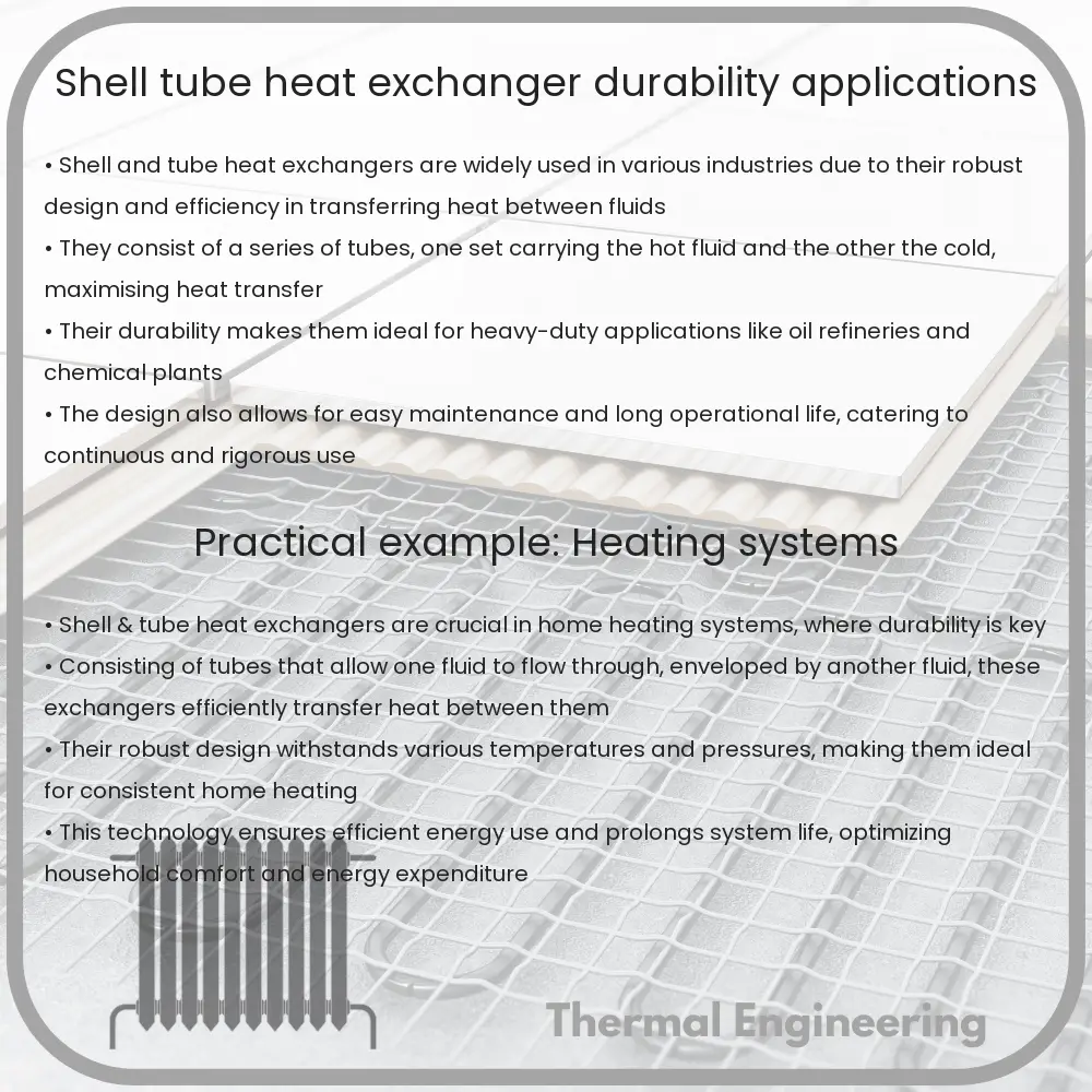 Shell & Tube Heat Exchanger | Durability & Applications