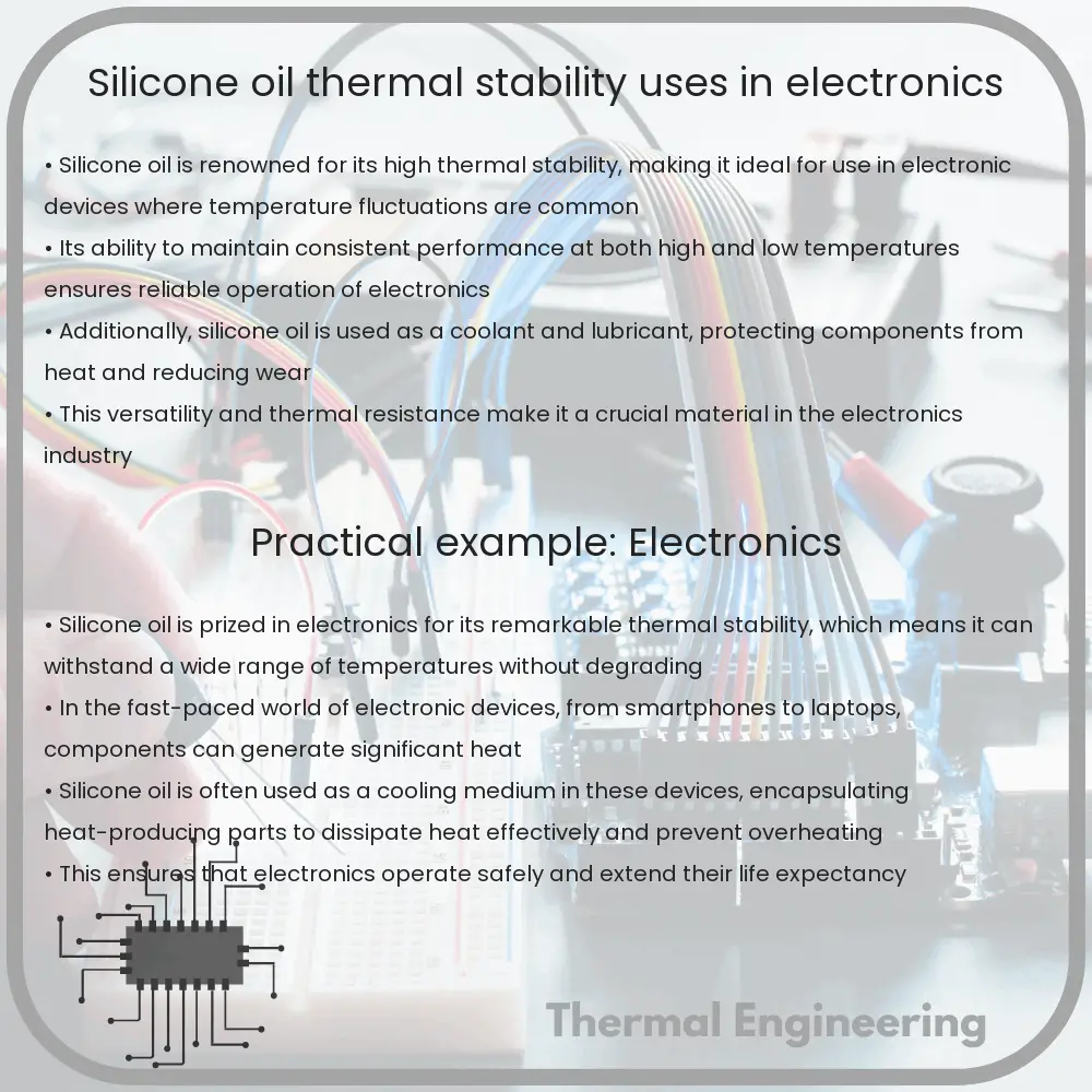 Silicone Oil | Thermal Stability, Uses in Electronics