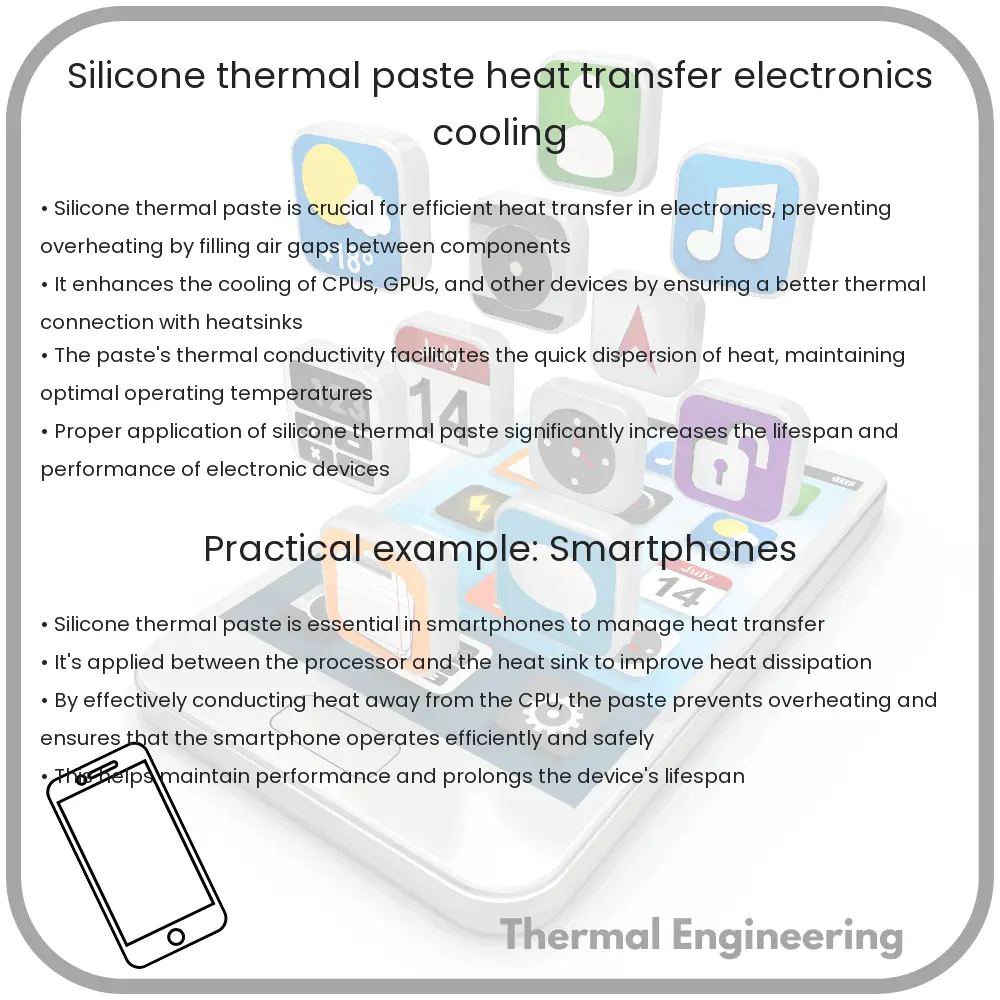 Silicone Thermal Paste | Heat Transfer, Electronics Cooling