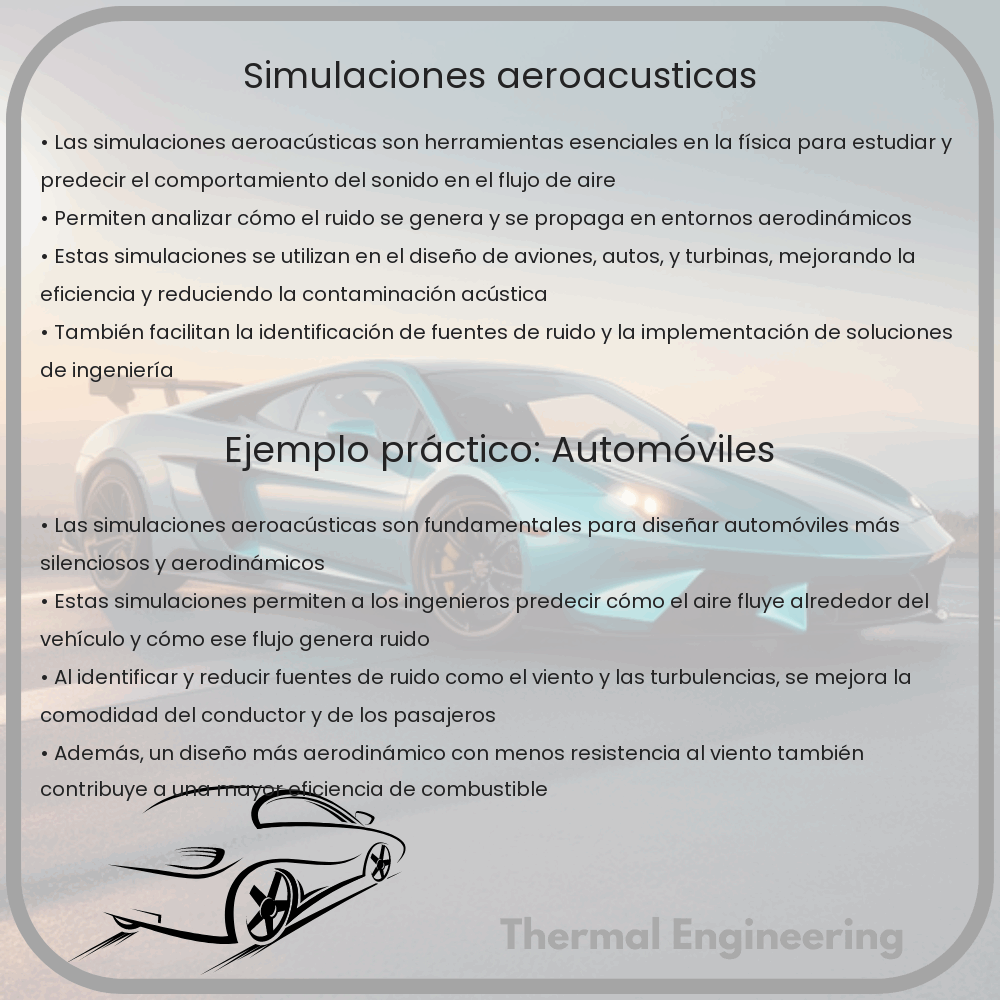 Simulaciones Aeroacústicas