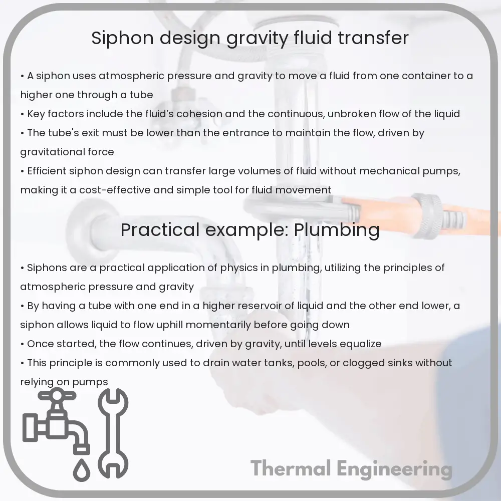 Siphon | Design & Gravity Fluid Transfer