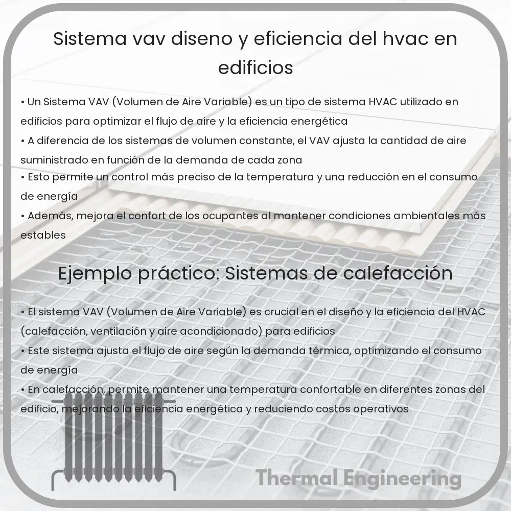 Sistema VAV | Diseño y Eficiencia del HVAC en Edificios