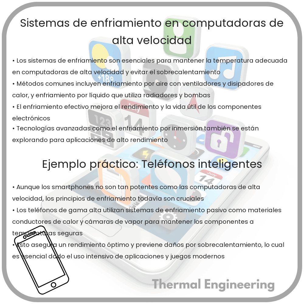 Sistemas de enfriamiento en computadoras de alta velocidad
