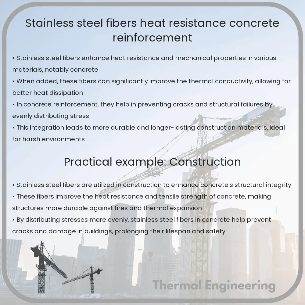 Stainless Steel Fibers Heat Resistance, Concrete Reinforcement