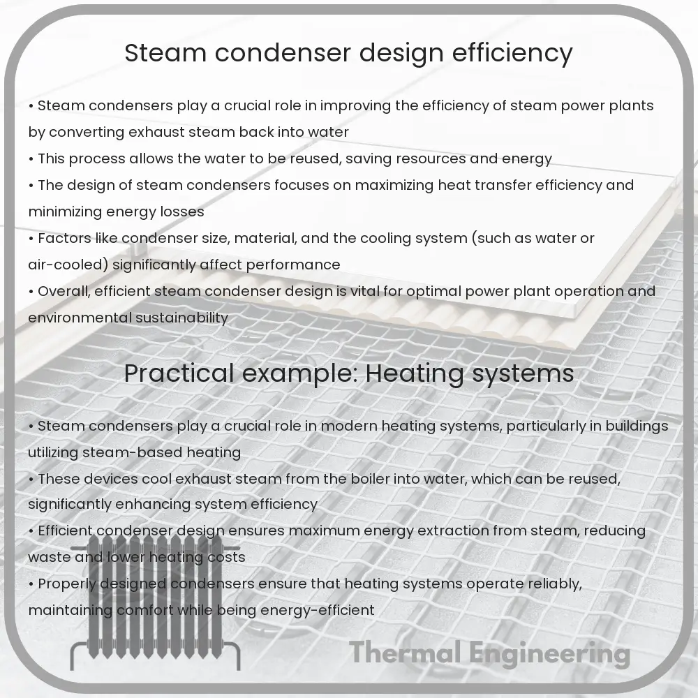 Steam Condenser | Design & Efficiency