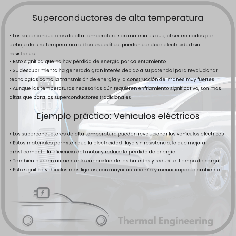 Superconductores de alta temperatura