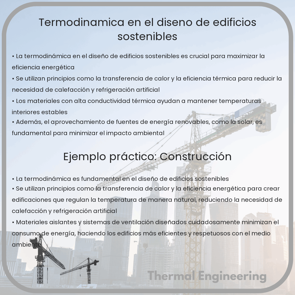 Termodinámica en el diseño de edificios sostenibles