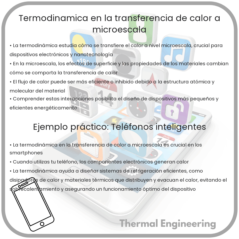 Termodinámica en la transferencia de calor a microescala