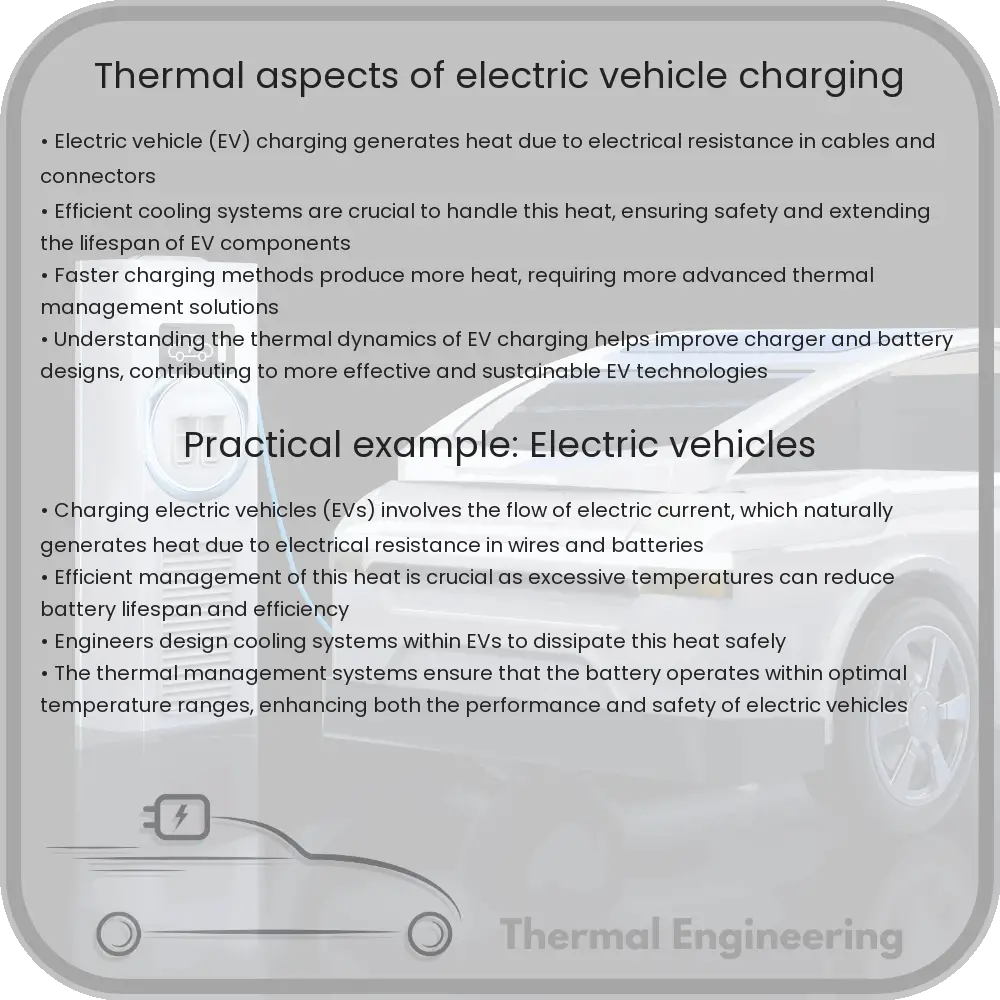 Thermal aspects of electric vehicle charging