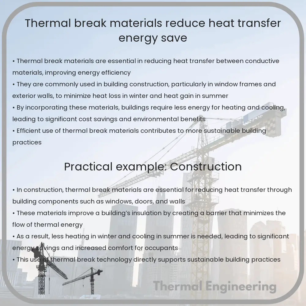Thermal Break Materials | Reduce Heat Transfer, Energy Save