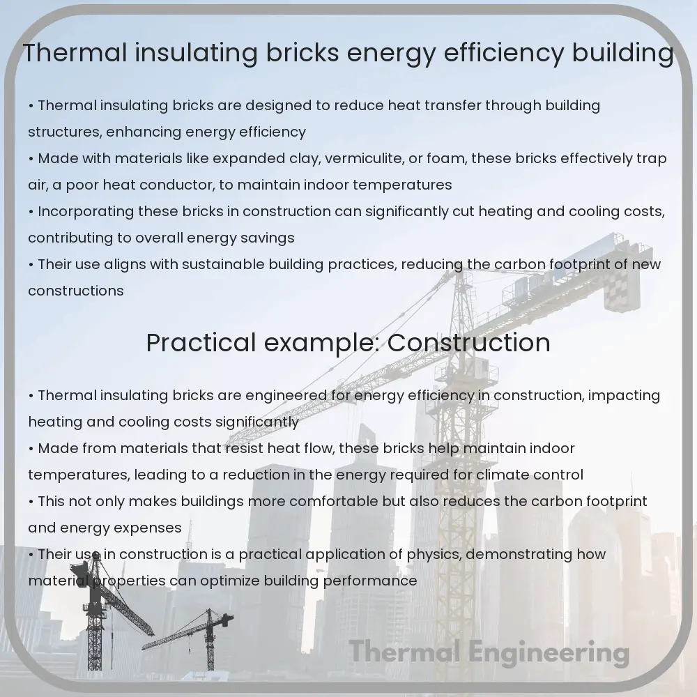Thermal Insulating Bricks | Energy Efficiency, Building