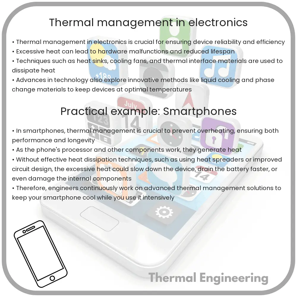 Thermal management in electronics