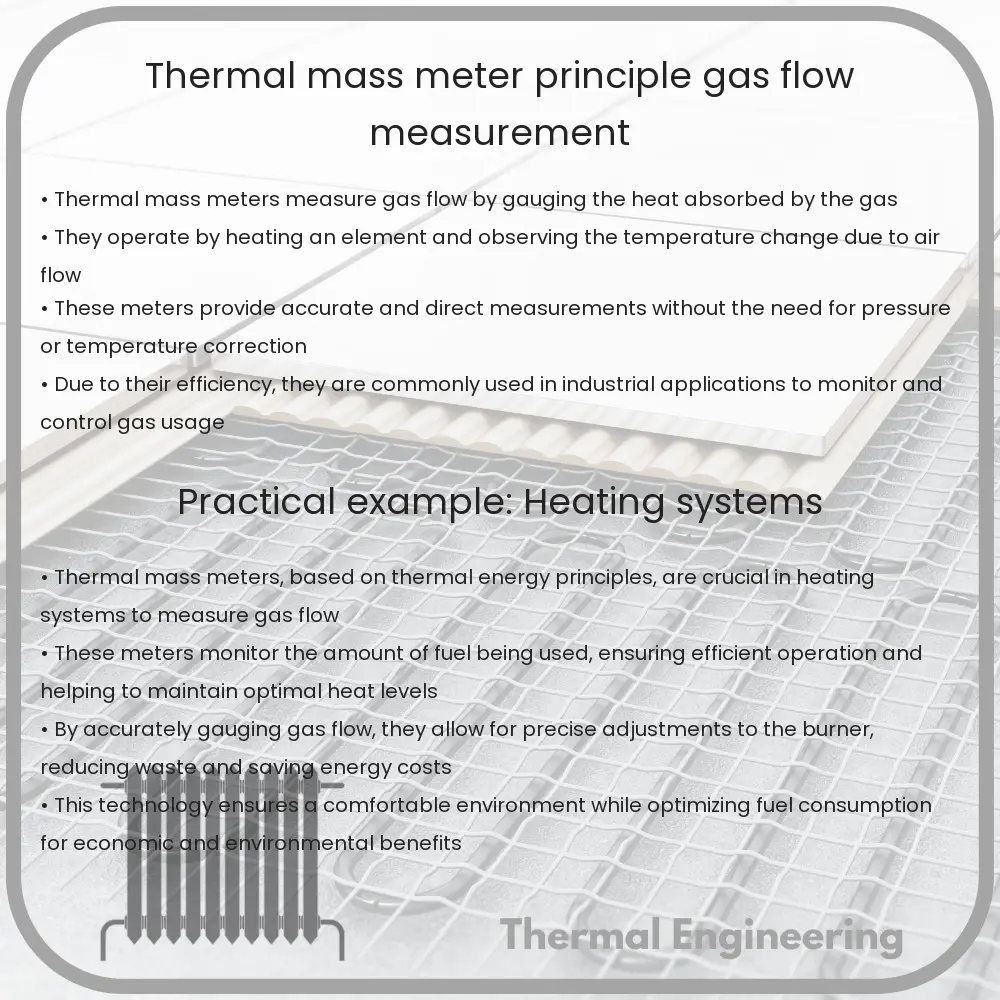 Thermal Mass Meter | Principle, Gas Flow Measurement