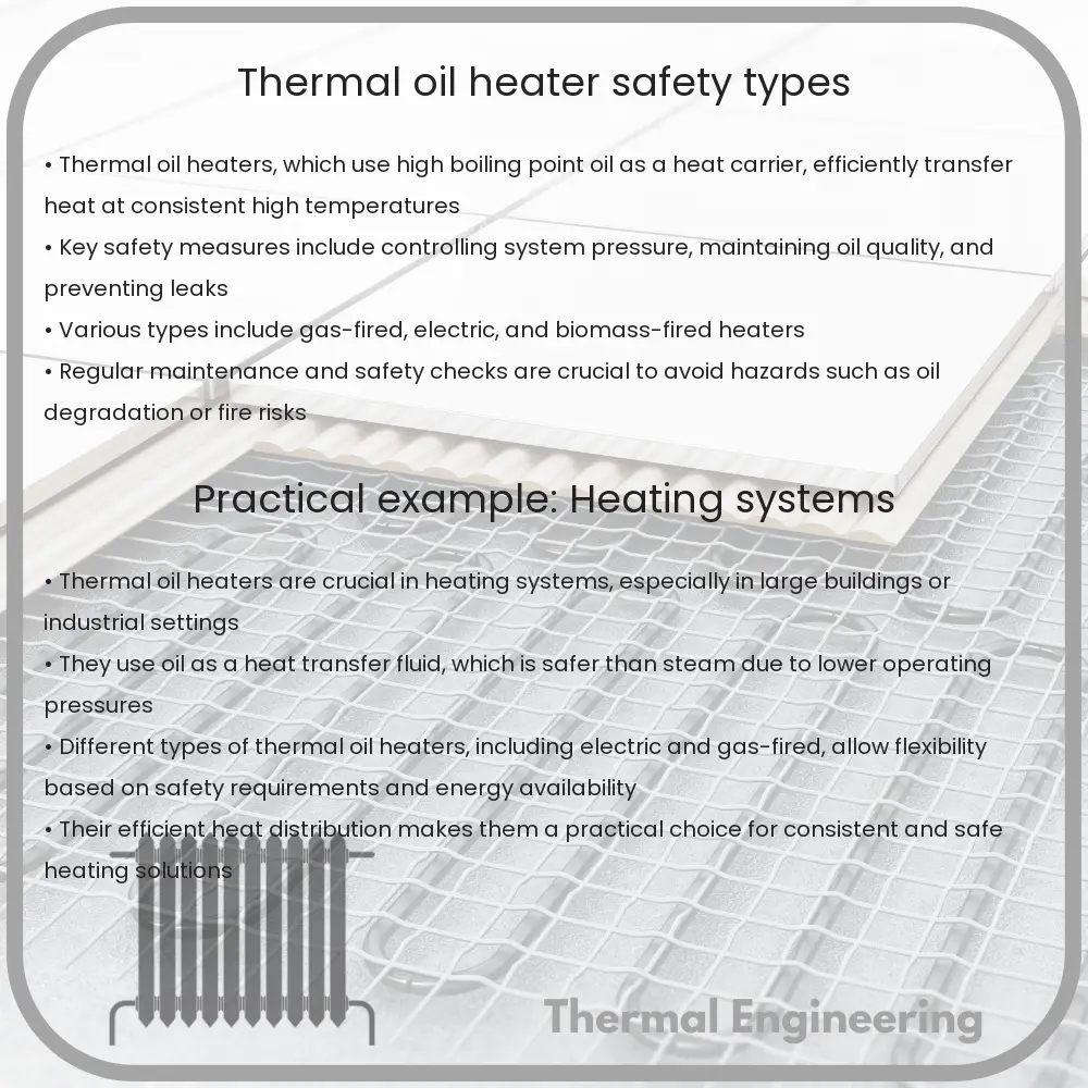 Thermal Oil Heater Safety, Types