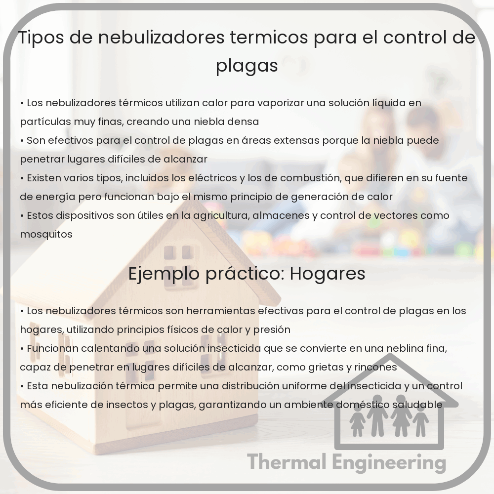 Tipos de Nebulizadores Térmicos para el Control de Plagas