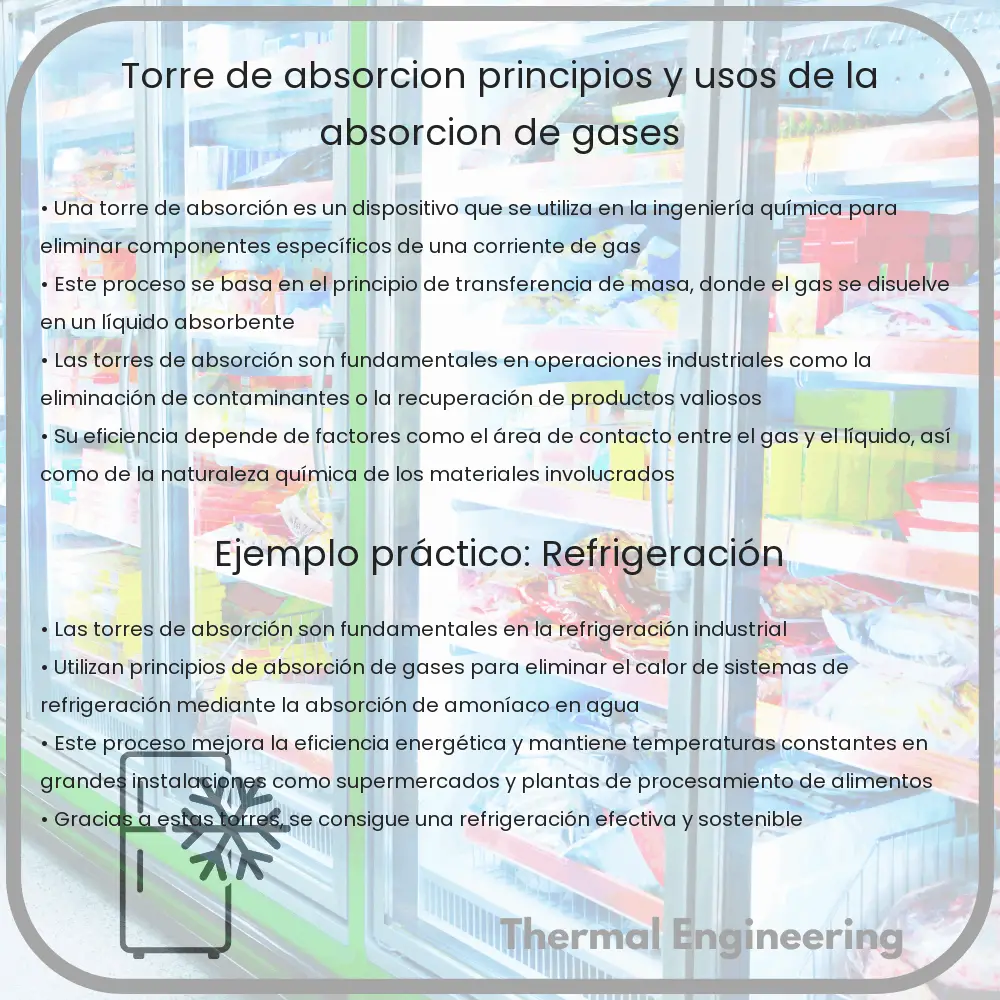 Torre de Absorción | Principios y Usos de la Absorción de Gases