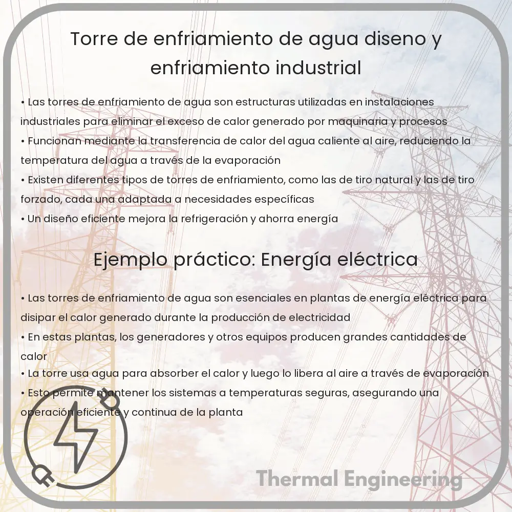 Torre de Enfriamiento de Agua | Diseño y Enfriamiento Industrial