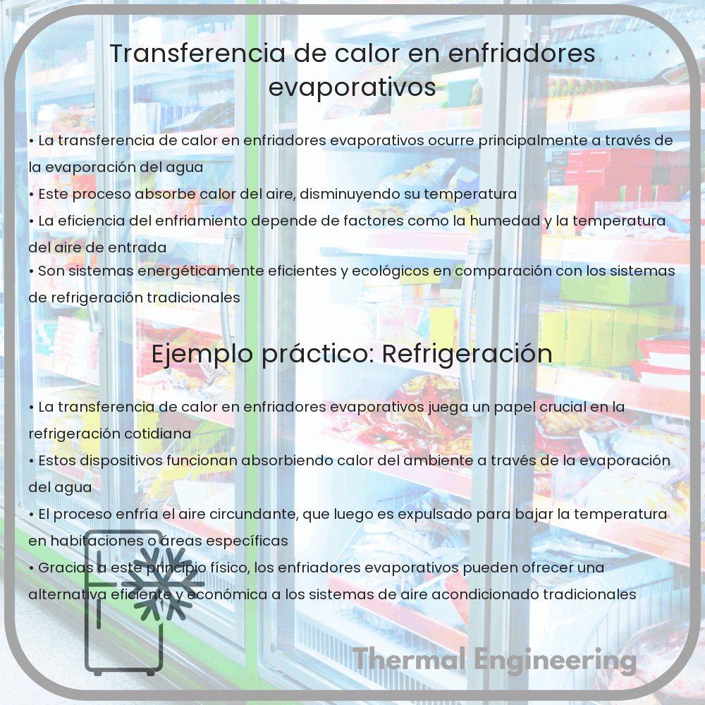 Transferencia de calor en enfriadores evaporativos