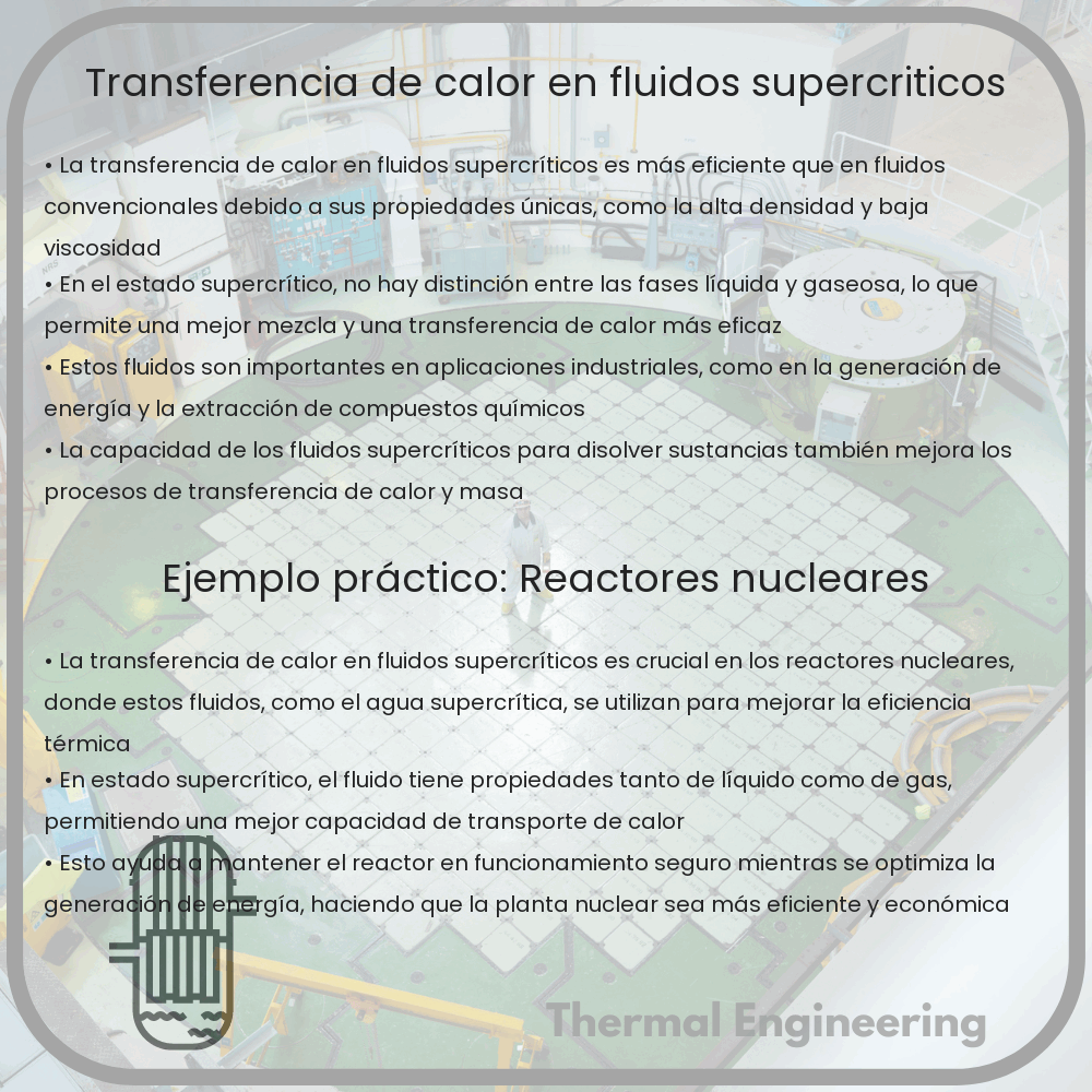Transferencia de calor en fluidos supercríticos