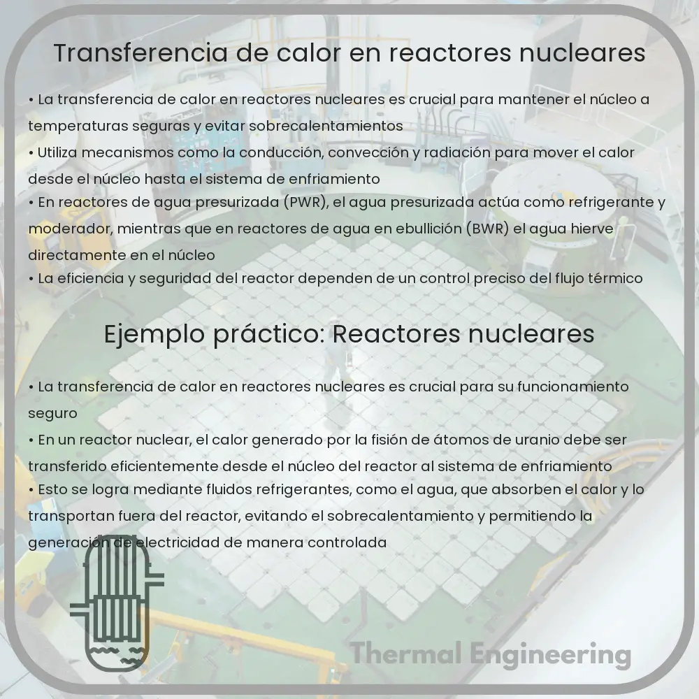 Transferencia de Calor en Reactores Nucleares