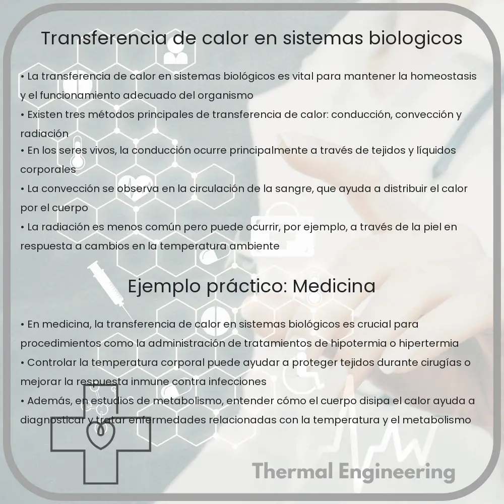 Transferencia de calor en sistemas biológicos