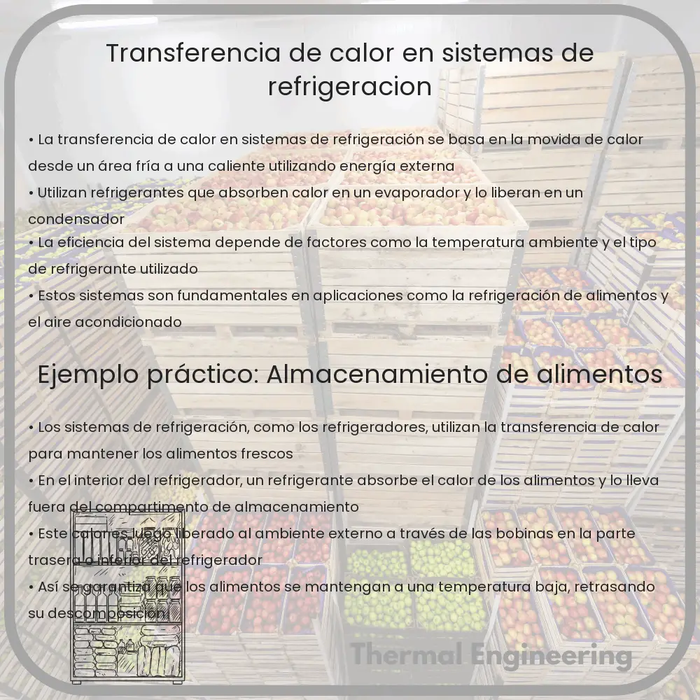 Transferencia de calor en sistemas de refrigeración