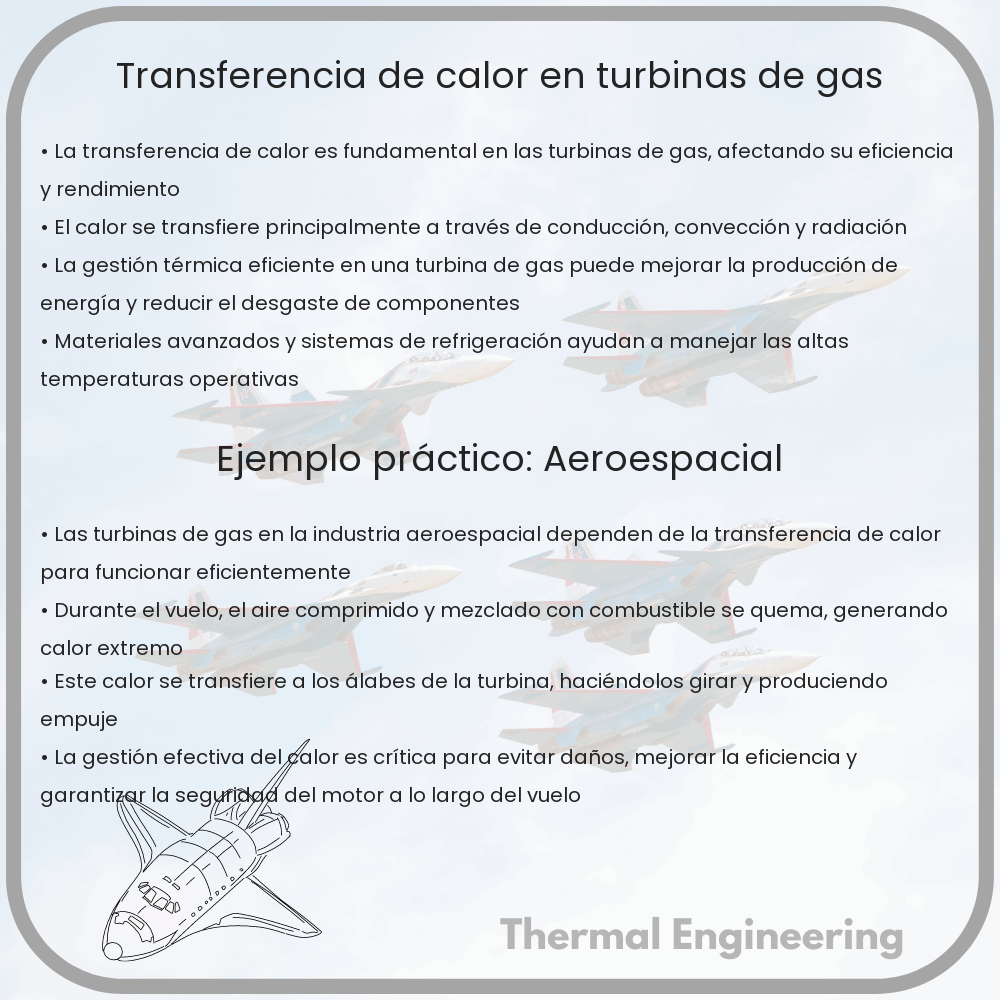 Transferencia de calor en turbinas de gas