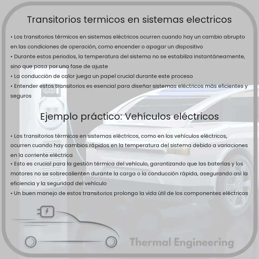 Transitorios térmicos en sistemas eléctricos