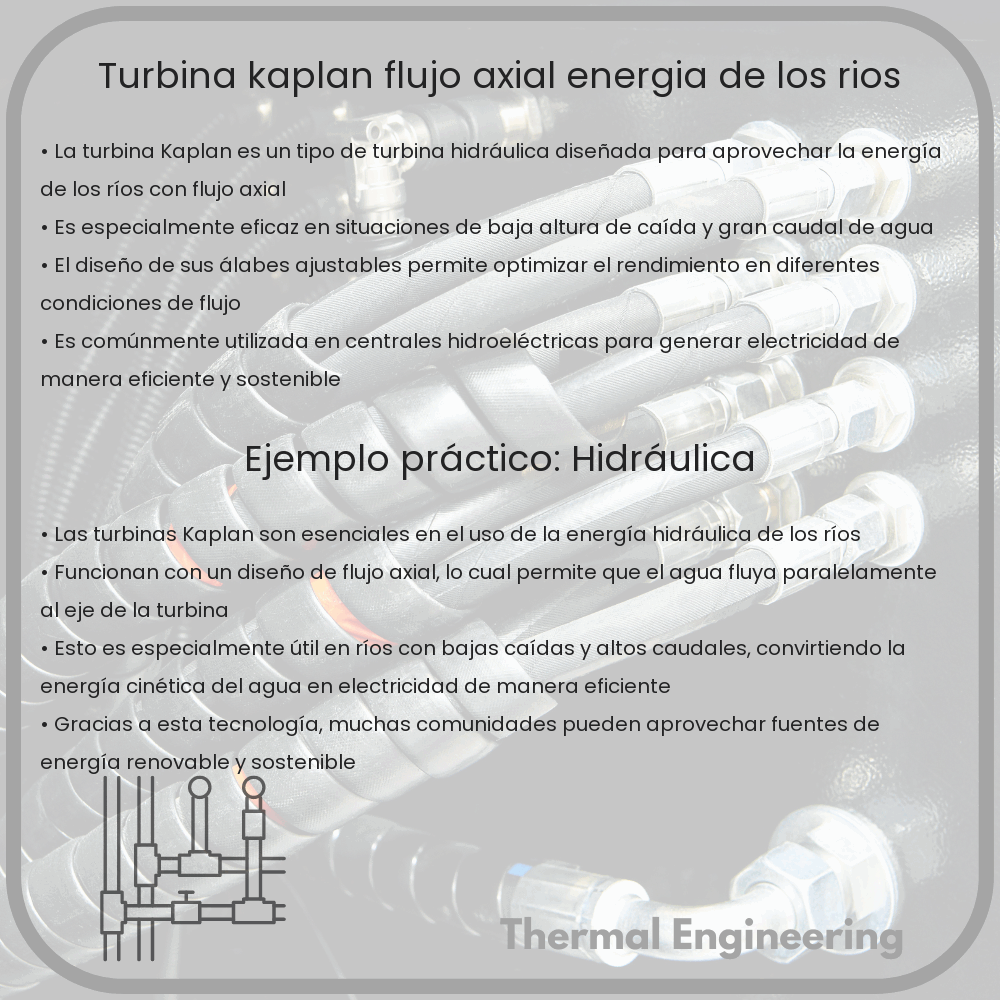 Turbina Kaplan | Flujo Axial, Energía de los Ríos