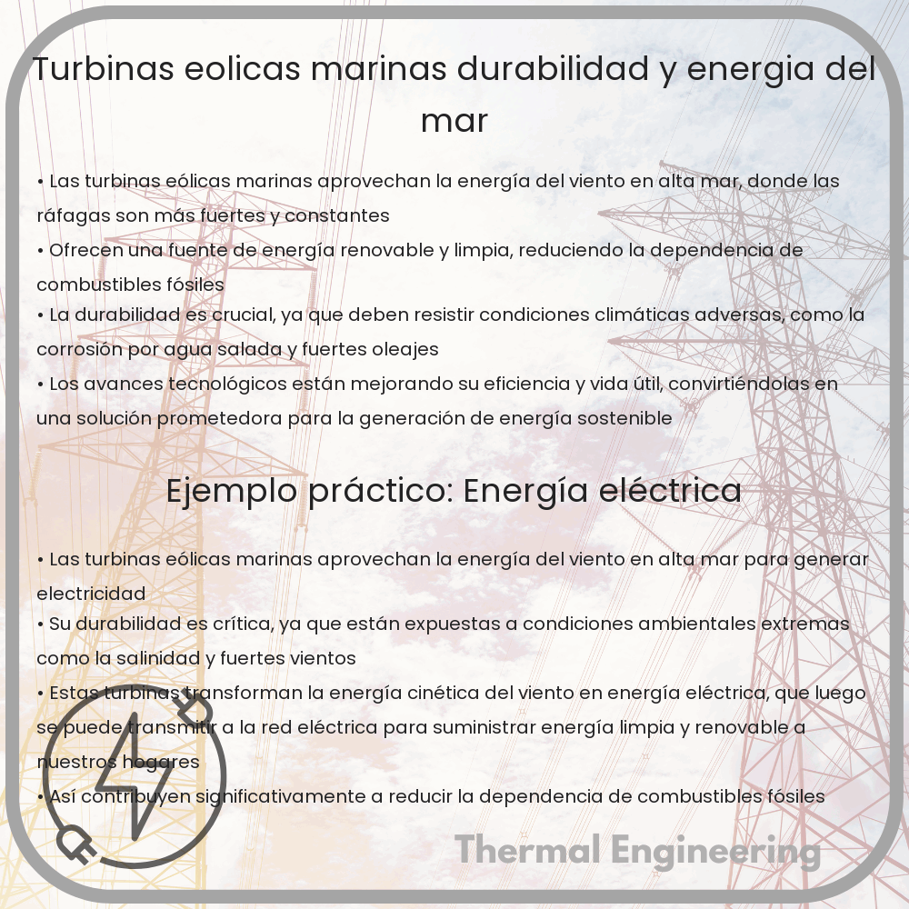 Turbinas Eólicas Marinas | Durabilidad y Energía del Mar