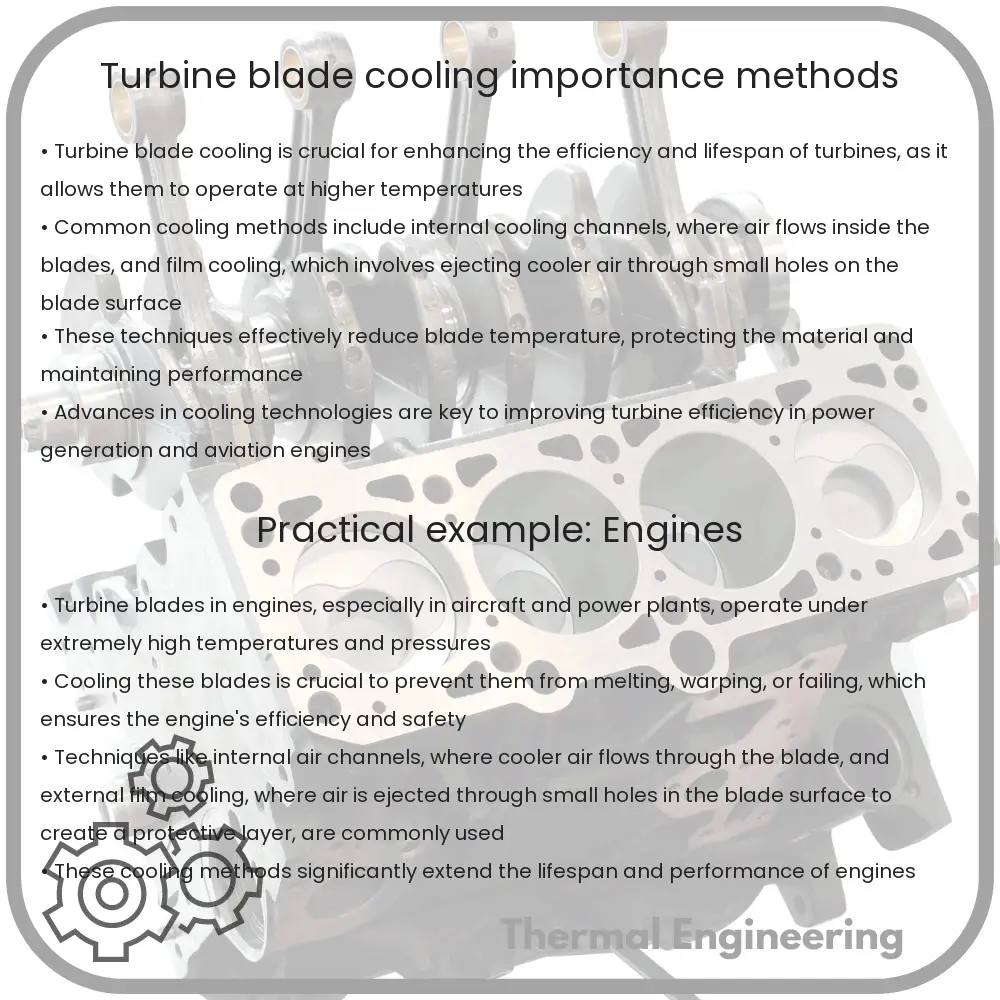 Turbine Blade Cooling Importance, Methods