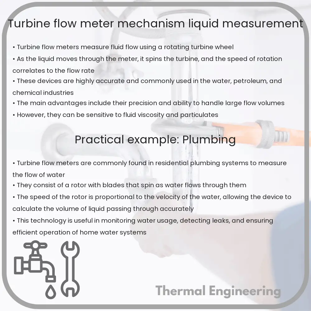 Turbine Flow Meter | Mechanism, Liquid Measurement