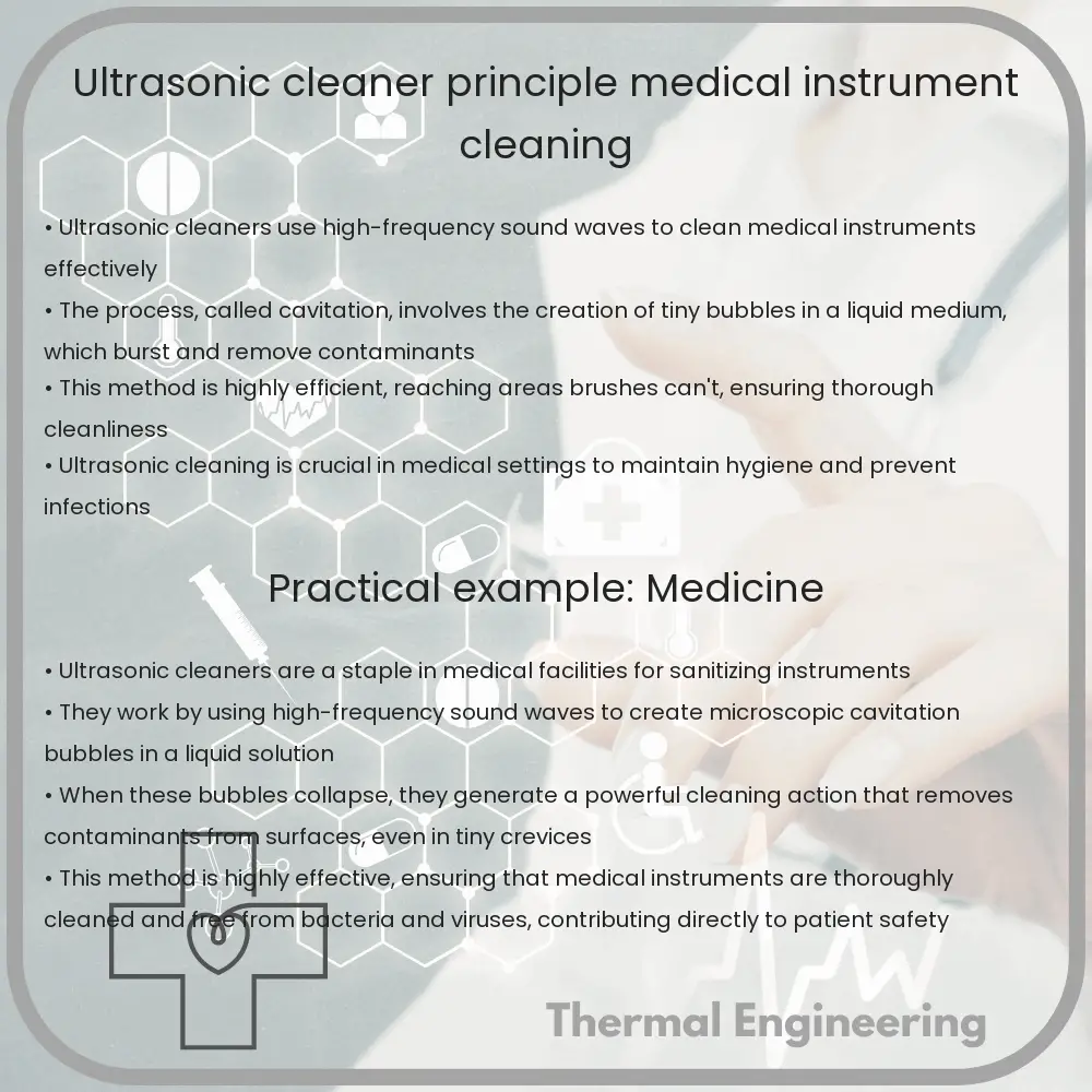 Ultrasonic Cleaner | Principle, Medical Instrument Cleaning