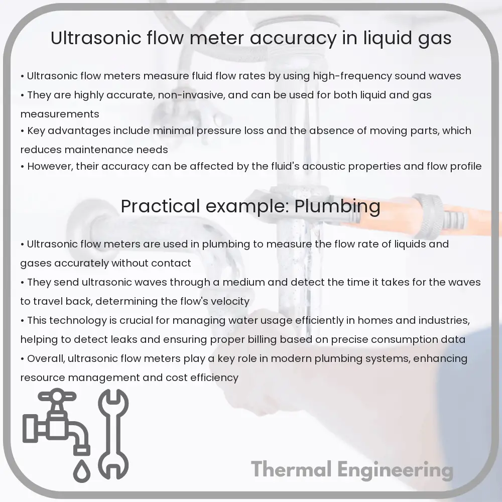 Ultrasonic Flow Meter Accuracy in Liquid/Gas