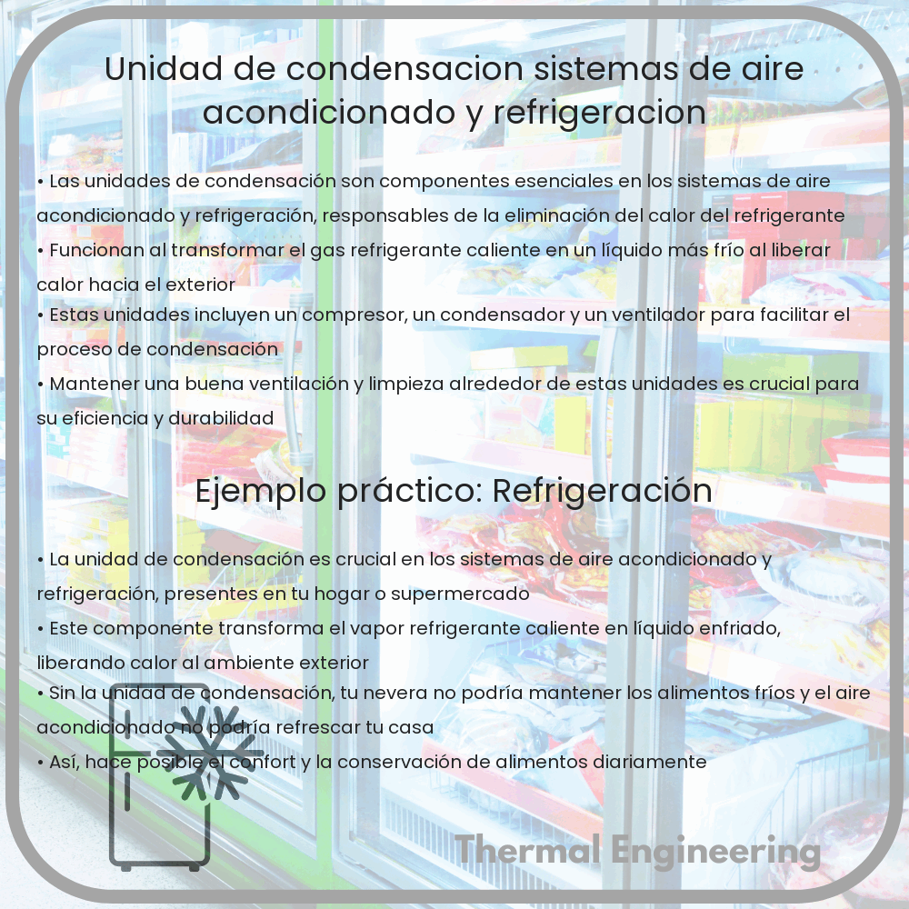 Unidad de Condensación | Sistemas de Aire Acondicionado y Refrigeración