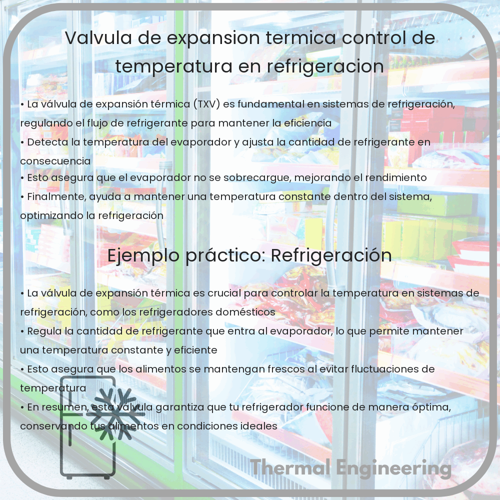 Válvula de Expansión Térmica | Control de Temperatura en Refrigeración