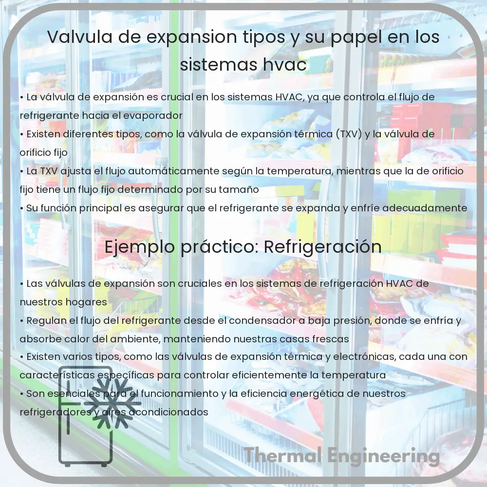 Válvula de Expansión | Tipos y Su Papel en los Sistemas HVAC