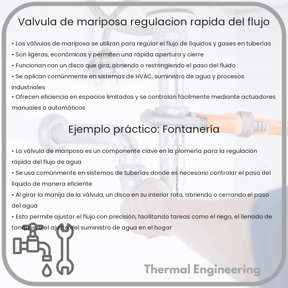 Válvula de Mariposa | Regulación Rápida del Flujo