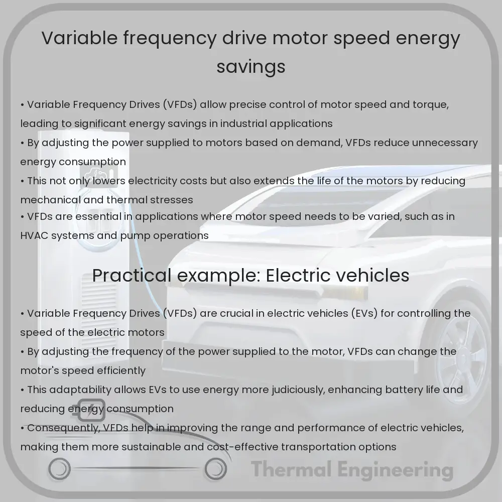 Variable Frequency Drive | Motor Speed & Energy Savings